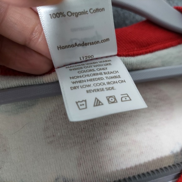 Disney Hanna Andersson Pajama Shirt Xl Mickey Mouse Christmas Organic Cotton - Picture 5 of 8